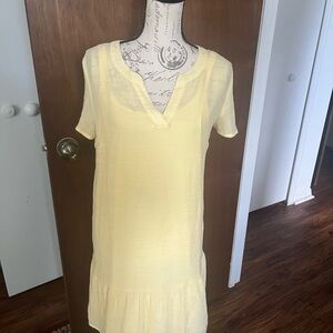 AGB Light Yellow Dress
